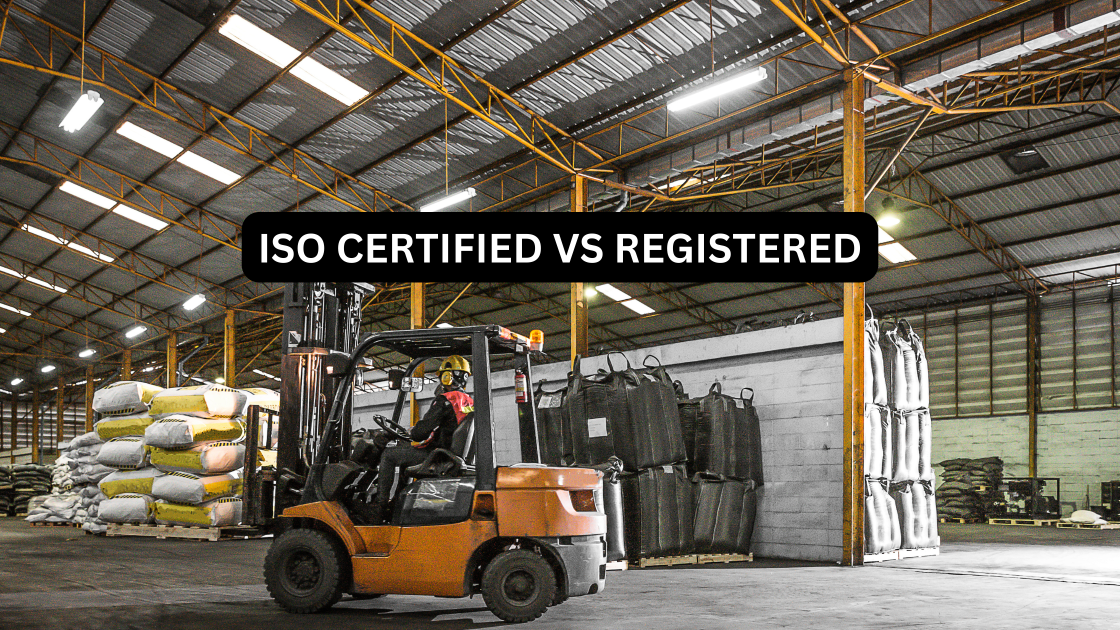 ISO Certified vs Registered